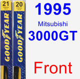 Front Wiper Blade Pack for 1995 Mitsubishi 3000GT - Premium