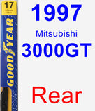 Rear Wiper Blade for 1997 Mitsubishi 3000GT - Premium