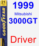 Driver Wiper Blade for 1999 Mitsubishi 3000GT - Premium