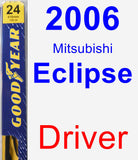 Driver Wiper Blade for 2006 Mitsubishi Eclipse - Premium