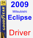 Driver Wiper Blade for 2009 Mitsubishi Eclipse - Premium