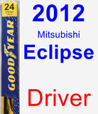 Driver Wiper Blade for 2012 Mitsubishi Eclipse - Premium