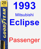 Passenger Wiper Blade for 1993 Mitsubishi Eclipse - Premium