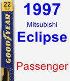 Passenger Wiper Blade for 1997 Mitsubishi Eclipse - Premium