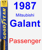 Passenger Wiper Blade for 1987 Mitsubishi Galant - Premium