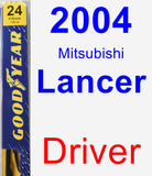 Driver Wiper Blade for 2004 Mitsubishi Lancer - Premium