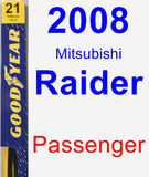 Passenger Wiper Blade for 2008 Mitsubishi Raider - Premium