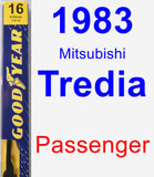 Passenger Wiper Blade for 1983 Mitsubishi Tredia - Premium