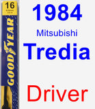 Driver Wiper Blade for 1984 Mitsubishi Tredia - Premium