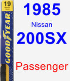 Passenger Wiper Blade for 1985 Nissan 200SX - Premium