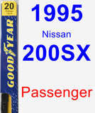 Passenger Wiper Blade for 1995 Nissan 200SX - Premium