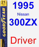 Driver Wiper Blade for 1995 Nissan 300ZX - Premium