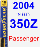 Passenger Wiper Blade for 2004 Nissan 350Z - Premium