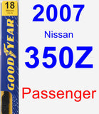 Passenger Wiper Blade for 2007 Nissan 350Z - Premium