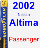 Passenger Wiper Blade for 2002 Nissan Altima - Premium