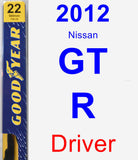 Driver Wiper Blade for 2012 Nissan GT-R - Premium