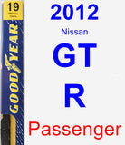 Passenger Wiper Blade for 2012 Nissan GT-R - Premium