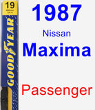 Passenger Wiper Blade for 1987 Nissan Maxima - Premium