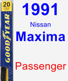 Passenger Wiper Blade for 1991 Nissan Maxima - Premium