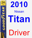 Driver Wiper Blade for 2010 Nissan Titan - Premium