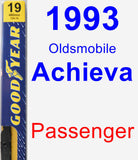 Passenger Wiper Blade for 1993 Oldsmobile Achieva - Premium