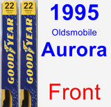 Front Wiper Blade Pack for 1995 Oldsmobile Aurora - Premium