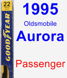 Passenger Wiper Blade for 1995 Oldsmobile Aurora - Premium