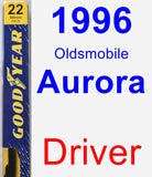 Driver Wiper Blade for 1996 Oldsmobile Aurora - Premium