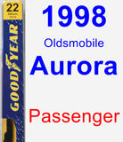 Passenger Wiper Blade for 1998 Oldsmobile Aurora - Premium