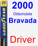 Driver Wiper Blade for 2000 Oldsmobile Bravada - Premium