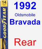 Rear Wiper Blade for 1992 Oldsmobile Bravada - Premium