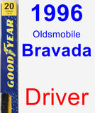 Driver Wiper Blade for 1996 Oldsmobile Bravada - Premium