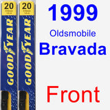 Front Wiper Blade Pack for 1999 Oldsmobile Bravada - Premium