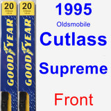 Front Wiper Blade Pack for 1995 Oldsmobile Cutlass Supreme - Premium