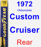 Rear Wiper Blade for 1972 Oldsmobile Custom Cruiser - Premium