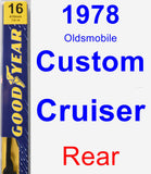 Rear Wiper Blade for 1978 Oldsmobile Custom Cruiser - Premium