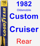 Rear Wiper Blade for 1982 Oldsmobile Custom Cruiser - Premium