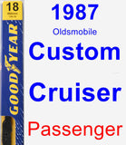 Passenger Wiper Blade for 1987 Oldsmobile Custom Cruiser - Premium