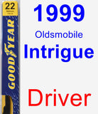 Driver Wiper Blade for 1999 Oldsmobile Intrigue - Premium