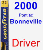 Driver Wiper Blade for 2000 Pontiac Bonneville - Premium