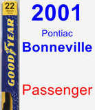 Passenger Wiper Blade for 2001 Pontiac Bonneville - Premium