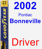 Driver Wiper Blade for 2002 Pontiac Bonneville - Premium