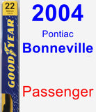 Passenger Wiper Blade for 2004 Pontiac Bonneville - Premium