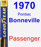 Passenger Wiper Blade for 1970 Pontiac Bonneville - Premium