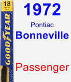 Passenger Wiper Blade for 1972 Pontiac Bonneville - Premium