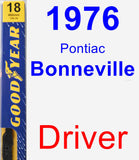 Driver Wiper Blade for 1976 Pontiac Bonneville - Premium