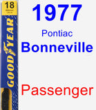 Passenger Wiper Blade for 1977 Pontiac Bonneville - Premium