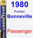 Passenger Wiper Blade for 1980 Pontiac Bonneville - Premium