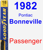 Passenger Wiper Blade for 1982 Pontiac Bonneville - Premium