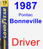 Driver Wiper Blade for 1987 Pontiac Bonneville - Premium